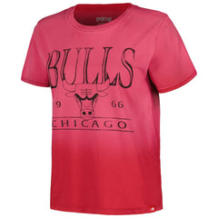 NBA - Chicago Bulls Sportiqe Women's Arcadia Sun-Dipped T-Shirt - Red