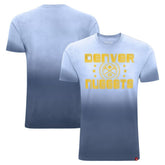 NBA - Denver Nuggets Sportiqe Unisex Bingham Sun-Fade T-Shirt - Blue