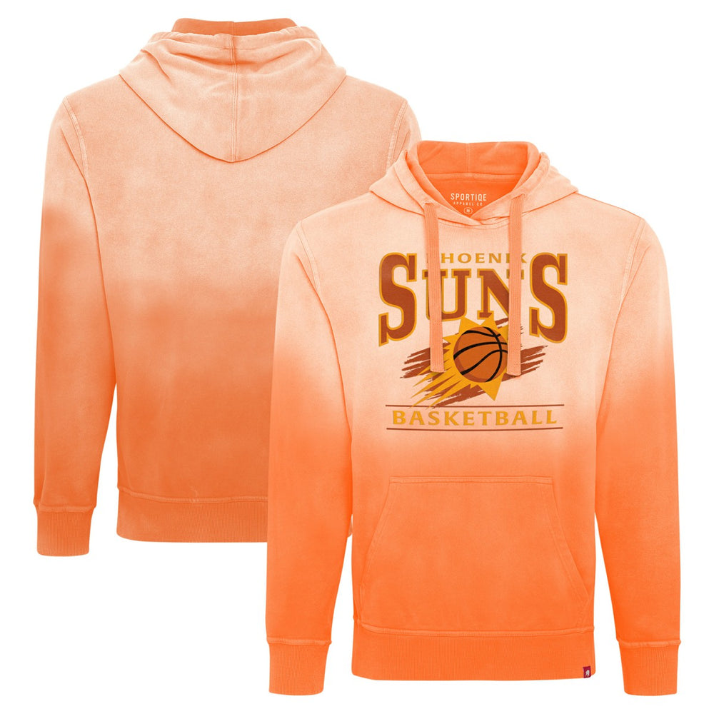 NBA - Phoenix Suns Sportiqe Unisex Blake Sun-Fade Pullover Hoodie - Orange
