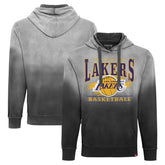 NBA - Los Angeles Lakers Sportiqe Unisex Blake Sun-Fade Pullover Hoodie - Black