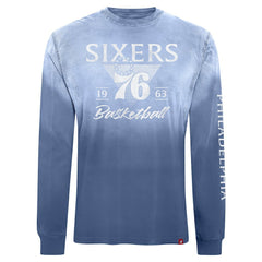 NBA - Philadelphia 76ers Sportiqe Unisex Mohave Sun-Dipped Long Sleeve T-Shirt - Royal