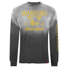 NBA - Golden State Warriors Sportiqe Unisex Mohave Sun-Dipped Long Sleeve T-Shirt - Black