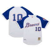 Chipper Jones Atlanta Braves Mitchell & Ness 2004 Cooperstown Collection Authentic Throwback Jersey Sale
