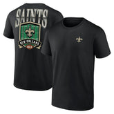 New Orleans Saints Full Range T-Shirt Black - NFL