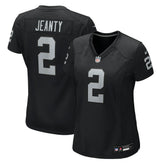 Ashton Jeanty Las Vegas Raiders Women's 2025 NFL Draft First Round Pick Team Game Jersey Black - Nike