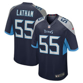 JC Latham Tennessee Titans Player Game Jersey Navy - Nike