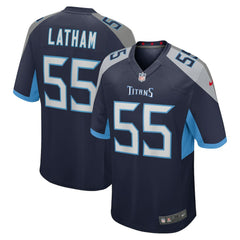 JC Latham Tennessee Titans Player Game Jersey Navy - Nike