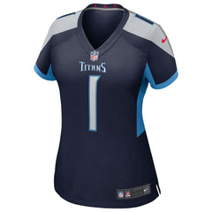 Cameron Ward Tennessee Titans Women's 2025 NFL Draft First Round Pick Alternate Game Jersey Navy - Nike