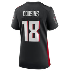 Kirk Cousins Atlanta Falcons Women's Game Player Jersey Black - Nike