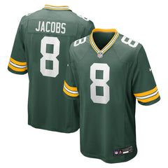 Josh Jacobs Green Bay Packers Team Game Jersey Green - Nike