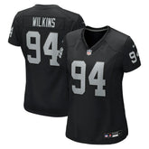 Christian Wilkins Las Vegas Raiders Women's Team Game Jersey Black - Nike