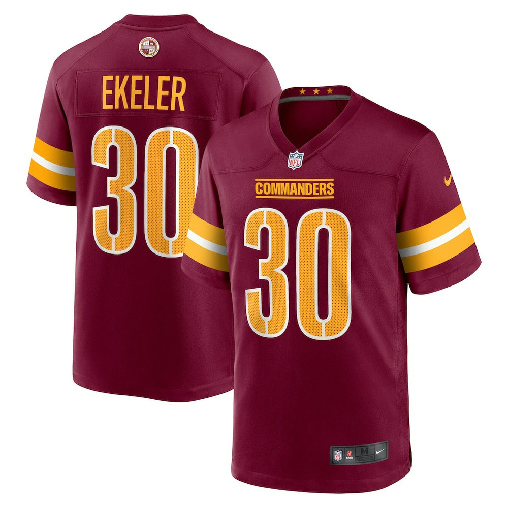 Austin Ekeler Washington Commanders Game Player Jersey Burgundy - Nike
