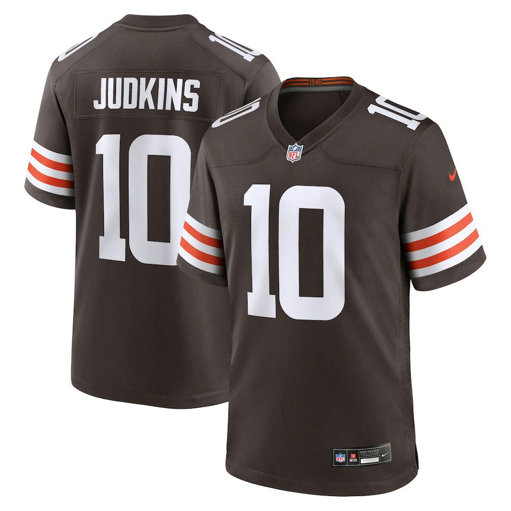 Quinshon Judkins Cleveland Browns 2025 NFL Draft Game Jersey Brown - Nike