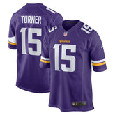 Dallas Turner Minnesota Vikings Player Game Jersey Purple - Nike