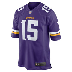 Dallas Turner Minnesota Vikings Player Game Jersey Purple - Nike