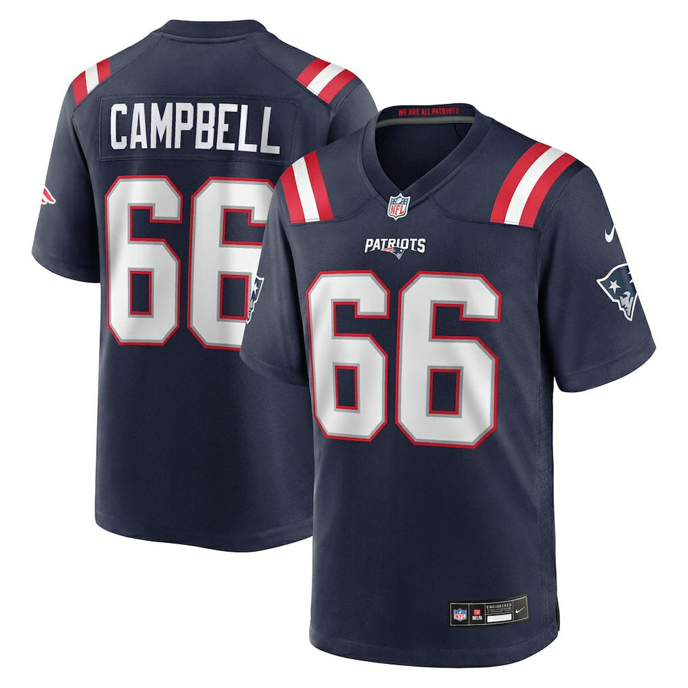 Will Campbell New England Patriots 2025 NFL Draft First Round Pick Game Jersey Navy - Nike