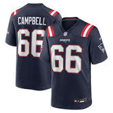 Will Campbell New England Patriots 2025 NFL Draft First Round Pick Game Jersey Navy - Nike
