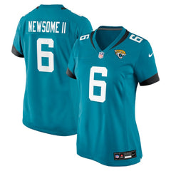Greg Newsome II Jacksonville Jaguars Women's Team Game Jersey Teal - Nike