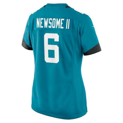 Greg Newsome II Jacksonville Jaguars Women's Team Game Jersey Teal - Nike