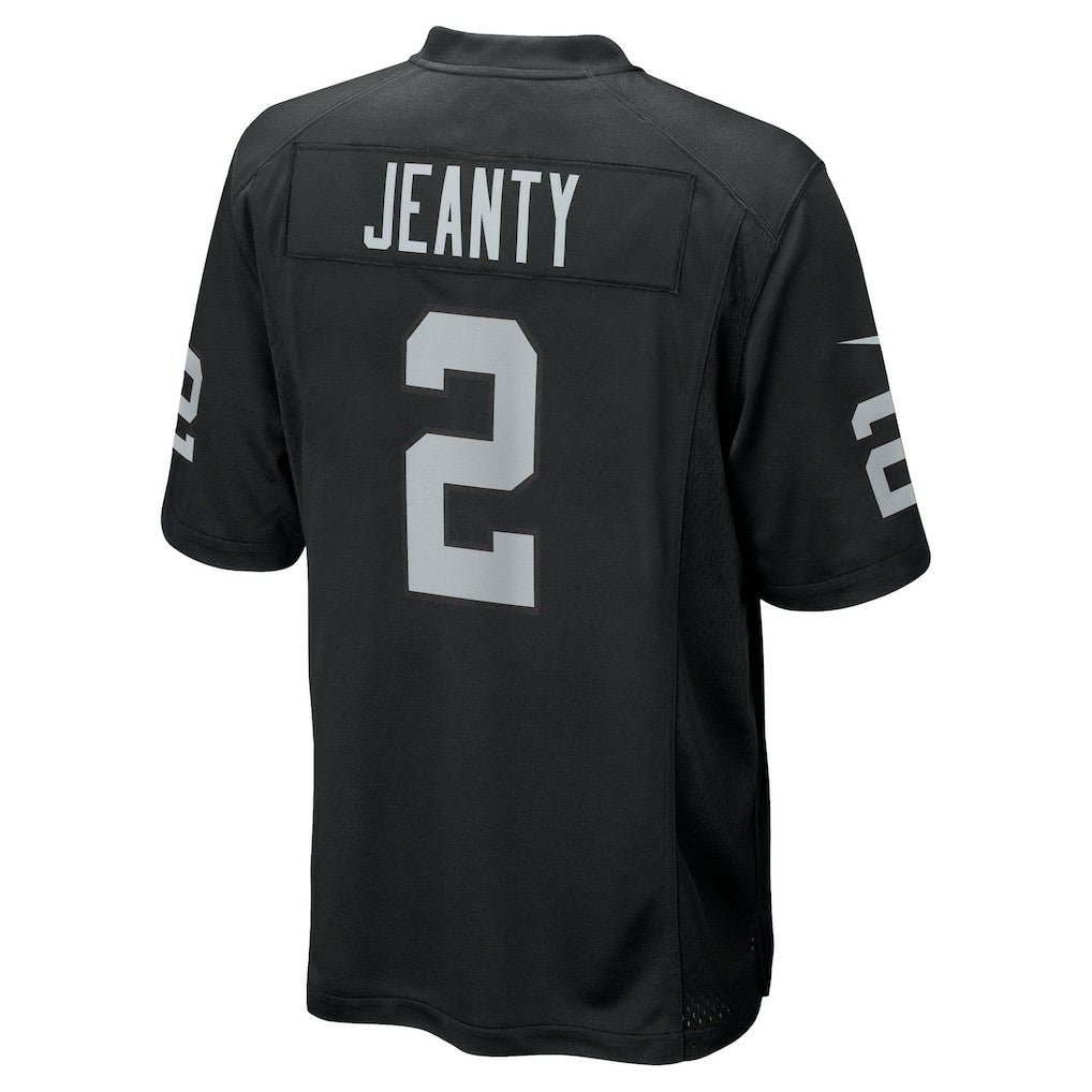 Ashton Jeanty Las Vegas Raiders 2025 NFL Draft First Round Pick Game Jersey - Black | NFL Jerseys