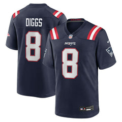 Stefon Diggs New England Patriots Game Jersey Navy - Nike
