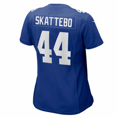 Cam Skattebo New York Giants Women's Team Game Player Jersey Royal - Nike