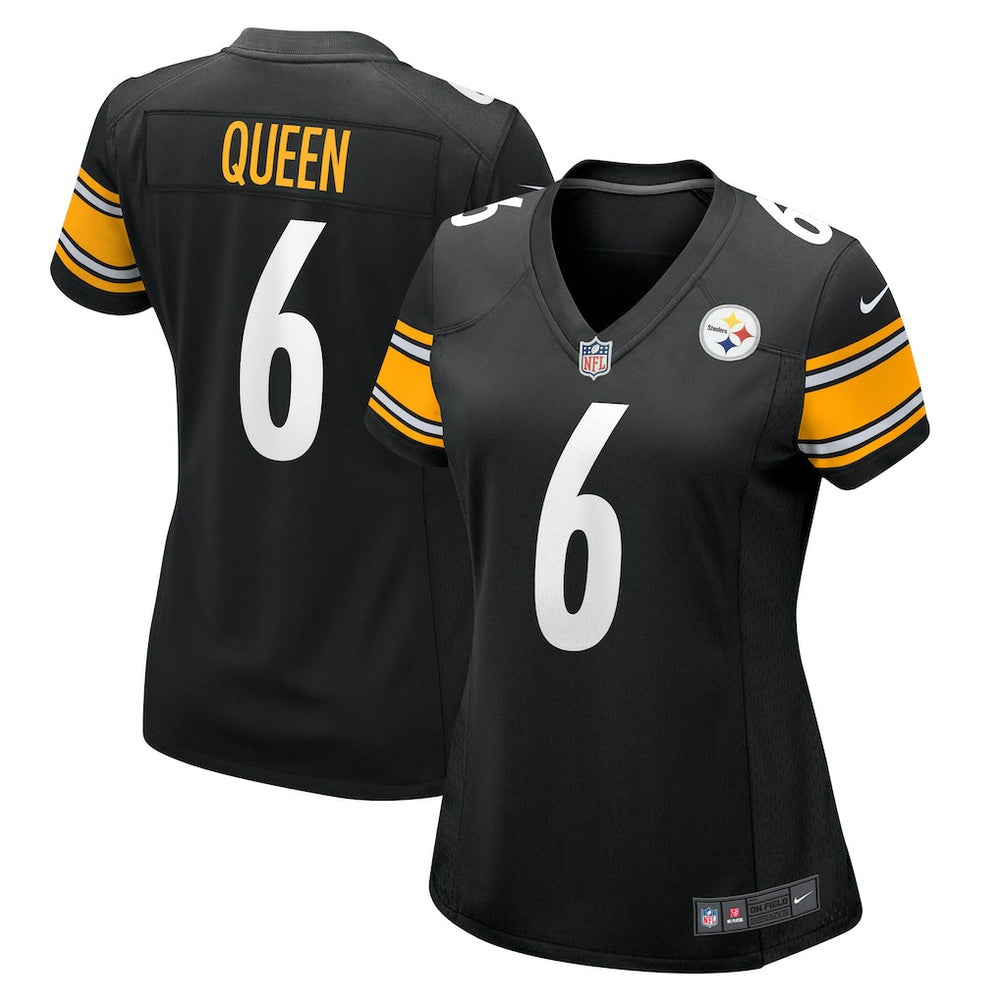 Patrick Queen Pittsburgh Steelers Women's Game Player Jersey Black - Nike