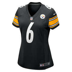 Patrick Queen Pittsburgh Steelers Women's Game Player Jersey Black - Nike
