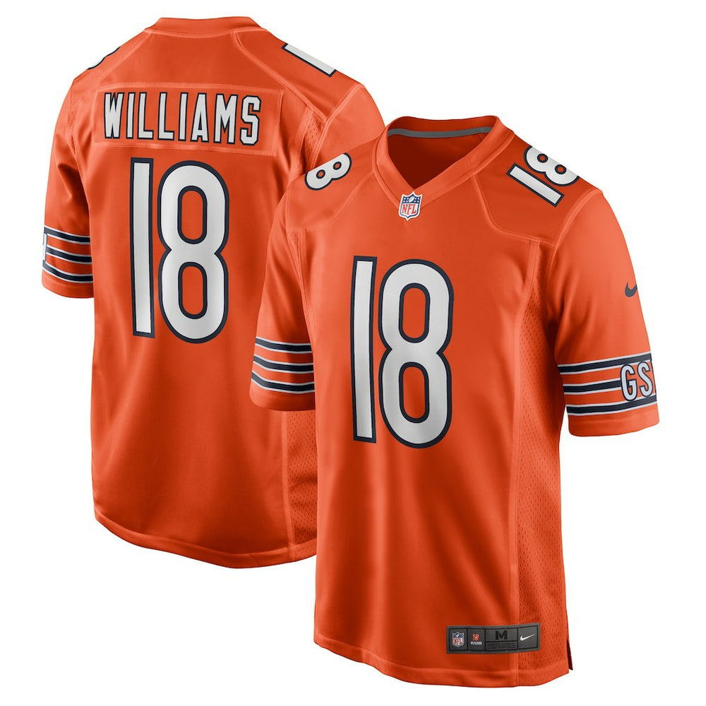 Caleb Williams Chicago Bears Alternate Player Game Jersey Orange - Nike