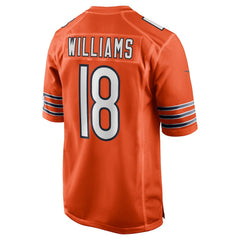 Caleb Williams Chicago Bears Alternate Player Game Jersey Orange - Nike