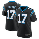 Xavier Legette Carolina Panthers 2024 NFL First Round Pick Game Player Jersey Black - Nike