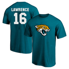 Trevor Lawrence Jacksonville Jaguars Big & Tall Player Name & Number T-Shirt Teal - Fanatics