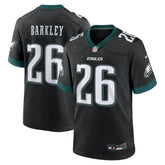 Saquon Barkley Philadelphia Eagles Alternate Game Jersey Black - Nike