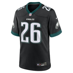 Saquon Barkley Philadelphia Eagles Alternate Game Jersey Black - Nike