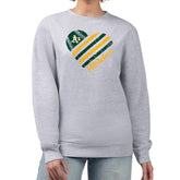 Athletics G-III 4Her by Carl Banks Women's Heart Logo Fleece Pullover Sweatshirt Lifestyle