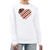 San Francisco Giants G-III 4Her by Carl Banks Women's Heart Logo Fleece Pullover Sweatshirt Sale