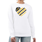 Pittsburgh Pirates G-III 4Her by Carl Banks Women's Heart Logo Fleece Pullover Sweatshirt discount