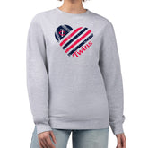 Minnesota Twins G-III 4Her by Carl Banks Women's Heart Logo Fleece Pullover Sweatshirt Online
