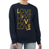 Milwaukee Brewers G-III 4Her by Carl Banks Women's Love Team Logo Fleece Pullover Sweatshirt discount