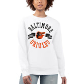 Baltimore Orioles G-III 4Her by Carl Banks Women's Team Logo Fleece Pullover Sweatshirt On Sale