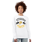 Pittsburgh Pirates G-III 4Her by Carl Banks Women's Team Logo Fleece Pullover Sweatshirt Lifestyle