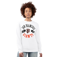 San Francisco Giants G-III 4Her by Carl Banks Women's Team Logo Fleece Pullover Sweatshirt Clearance