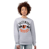 Baltimore Orioles G-III 4Her by Carl Banks Women's Team Logo Fleece Pullover Sweatshirt Near Me