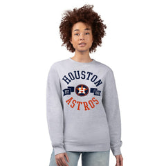 Houston Astros G-III 4Her by Carl Banks Women's Team Logo Fleece Pullover Sweatshirt for sale