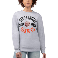 San Francisco Giants G-III 4Her by Carl Banks Women's Team Logo Fleece Pullover Sweatshirt Clearance