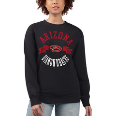 Arizona Diamondbacks G-III 4Her by Carl Banks Women's Team Logo Fleece Pullover Sweatshirt Sale