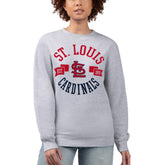 St. Louis Cardinals G-III 4Her by Carl Banks Women's Team Logo Fleece Pullover Sweatshirt for sale