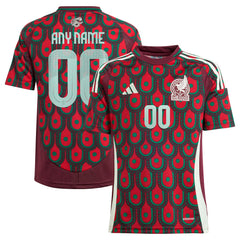 Adidas Mexico National Team Youth 2024 Home Replica Custom Jerseys - Green