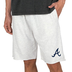 Atlanta Braves Concepts Sport Mainstream Terry Tri-Blend Shorts for sale