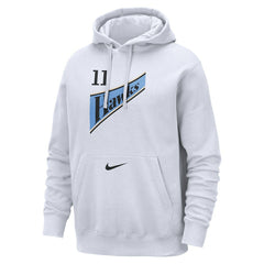 Nike - Trae Young Atlanta Hawks 2024/25 Name & Number Pullover Hoodie - White